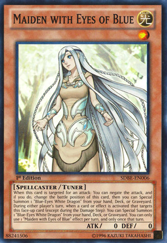 Maiden with Eyes of Blue [SDBE-EN006] Super Rare | Jomio and Rueliete's Cards and Comics