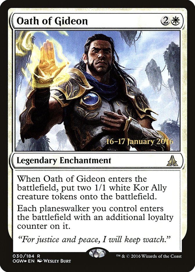 Oath of Gideon [Oath of the Gatewatch Prerelease Promos] | Jomio and Rueliete's Cards and Comics