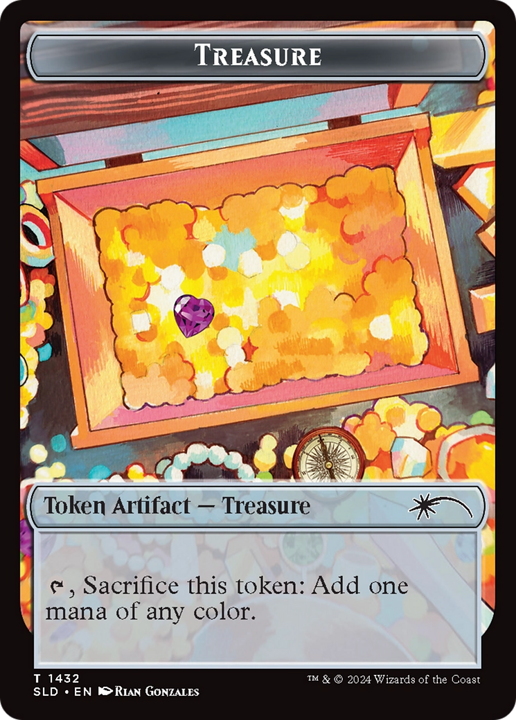 Treasure Token (1432) [Secret Lair Drop Series] | Jomio and Rueliete's Cards and Comics