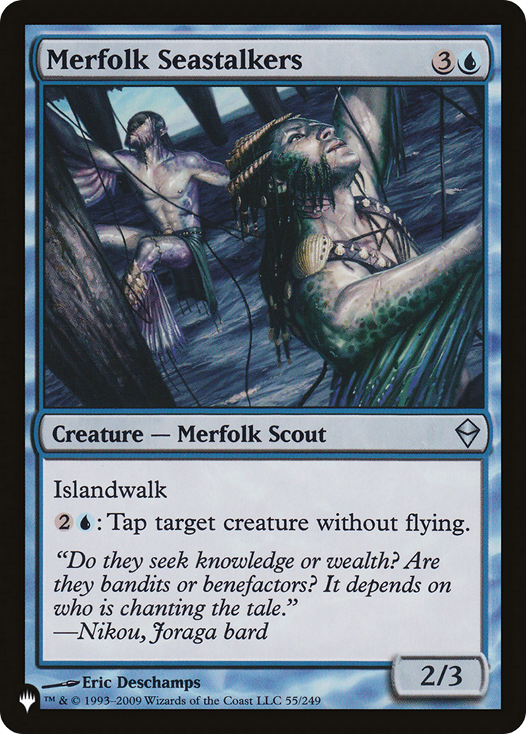 Merfolk Seastalkers [The List] | Jomio and Rueliete's Cards and Comics