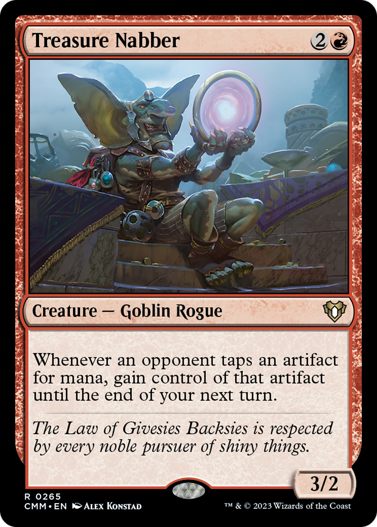 Treasure Nabber [Commander Masters] | Jomio and Rueliete's Cards and Comics