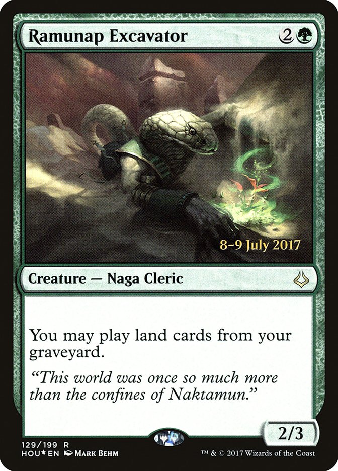 Ramunap Excavator [Hour of Devastation Prerelease Promos] | Jomio and Rueliete's Cards and Comics