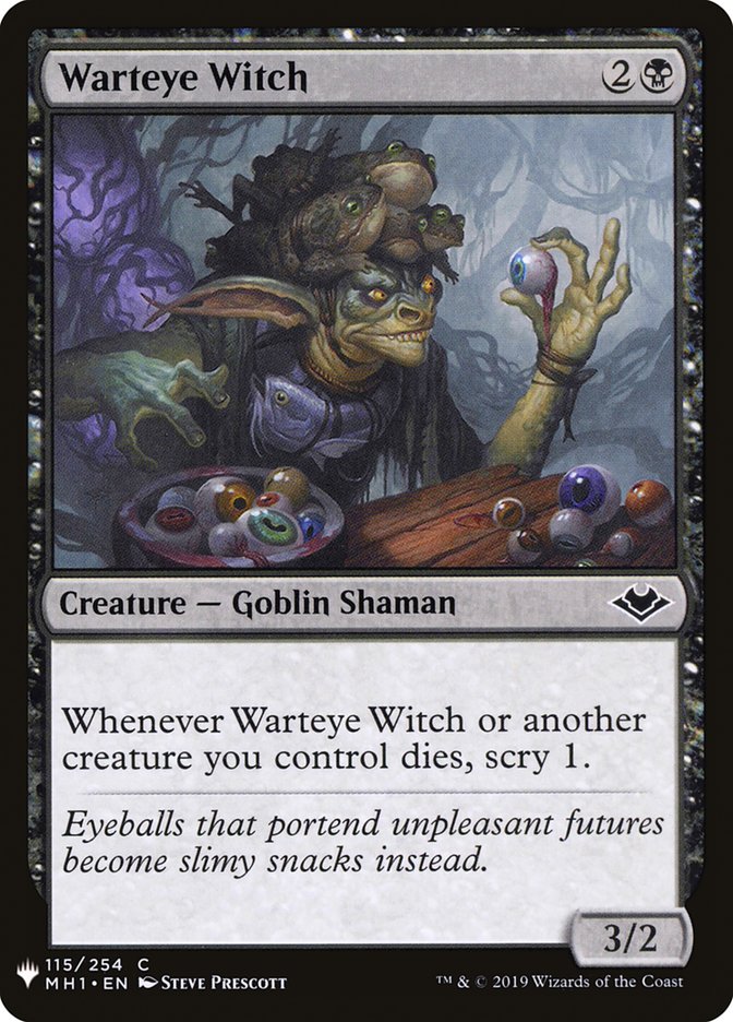 Warteye Witch [Mystery Booster] | Jomio and Rueliete's Cards and Comics