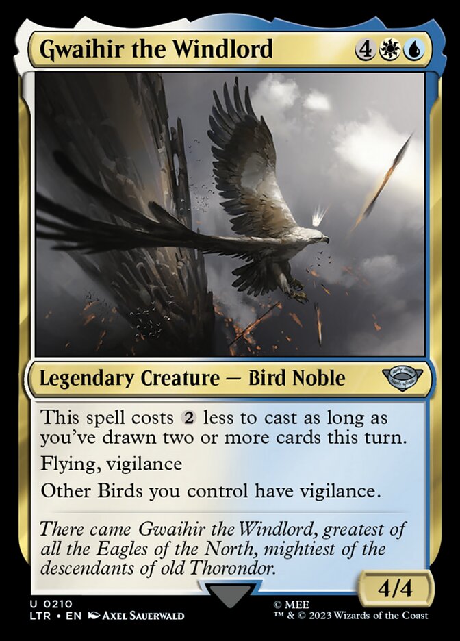 Gwaihir the Windlord [The Lord of the Rings: Tales of Middle-Earth] | Jomio and Rueliete's Cards and Comics