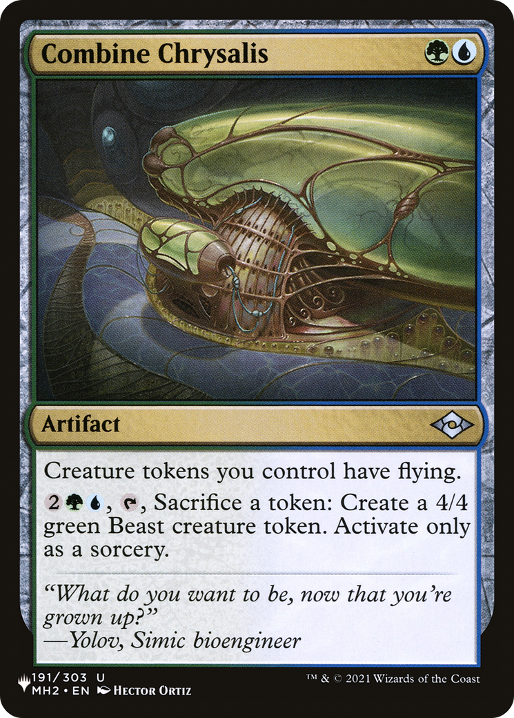 Combine Chrysalis [The List] | Jomio and Rueliete's Cards and Comics