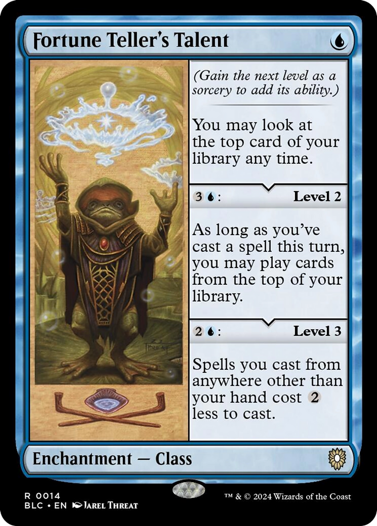 Fortune Teller's Talent [Bloomburrow Commander] | Jomio and Rueliete's Cards and Comics