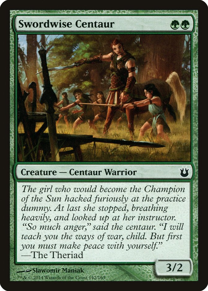 Swordwise Centaur [Born of the Gods] | Jomio and Rueliete's Cards and Comics
