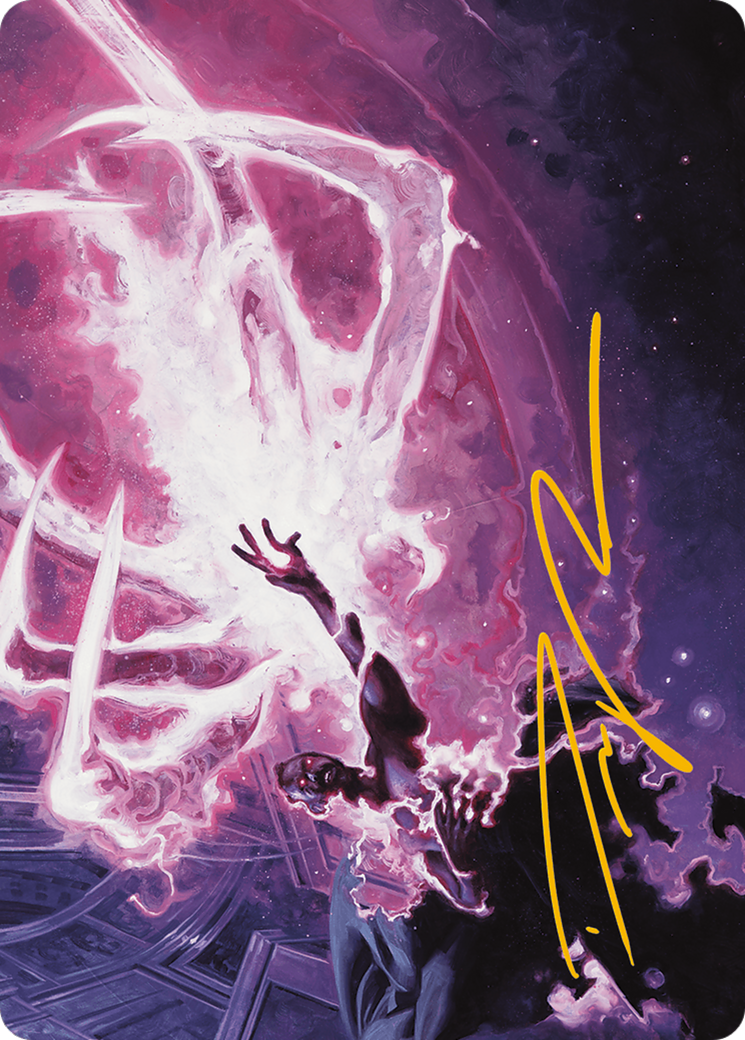 Flare of Malice Art Card (Gold-Stamped Signature) [Modern Horizons 3 Art Series] | Jomio and Rueliete's Cards and Comics