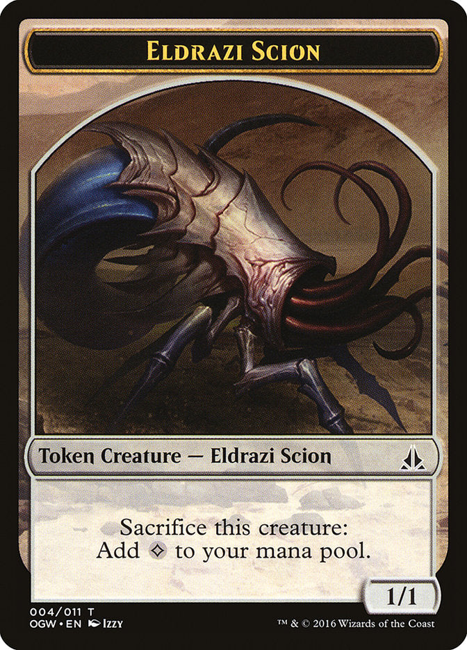 Eldrazi Scion Token (004/011) [Oath of the Gatewatch Tokens] | Jomio and Rueliete's Cards and Comics