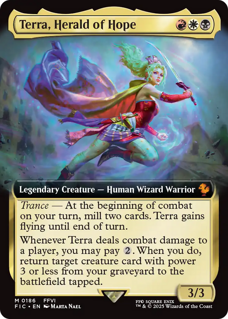 Terra, Herald of Hope (Extended Art) [FINAL FANTASY Commander] | Jomio and Rueliete's Cards and Comics