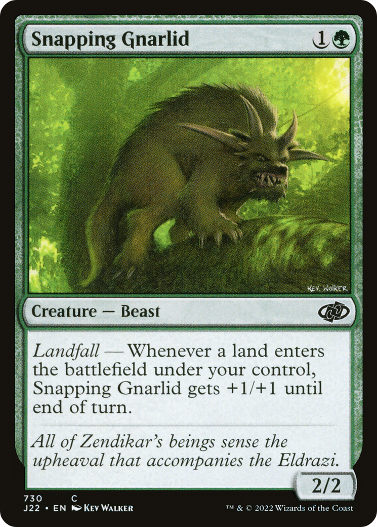 Snapping Gnarlid [Jumpstart 2022] | Jomio and Rueliete's Cards and Comics