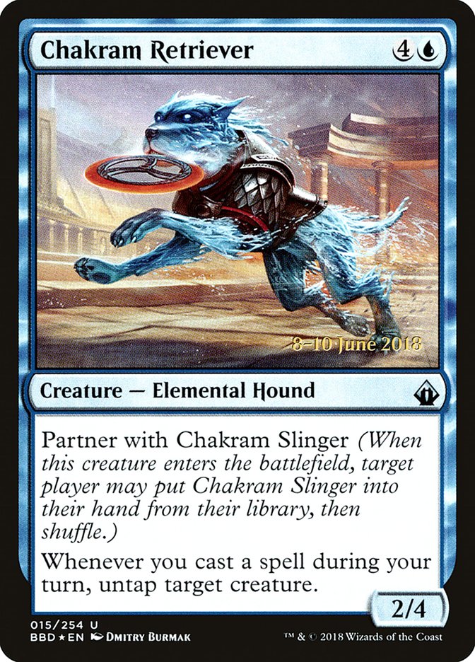 Chakram Retriever (Prerelease) [Battlebond Prerelease Promos] | Jomio and Rueliete's Cards and Comics