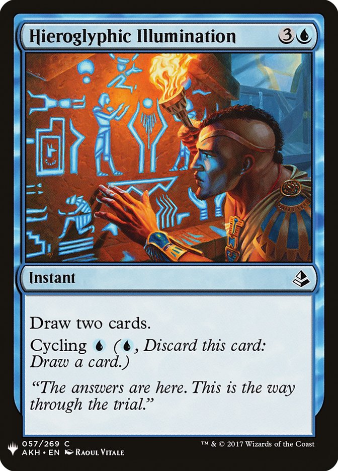 Hieroglyphic Illumination [Mystery Booster] | Jomio and Rueliete's Cards and Comics