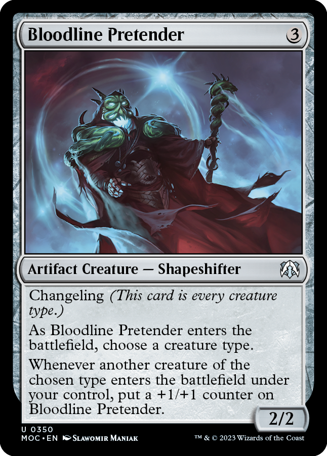 Bloodline Pretender [March of the Machine Commander] | Jomio and Rueliete's Cards and Comics