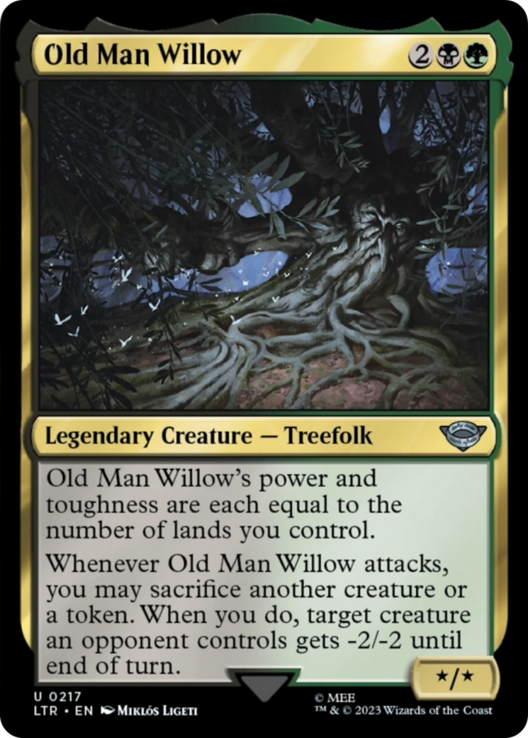 Old Man Willow [The Lord of the Rings: Tales of Middle-Earth] | Jomio and Rueliete's Cards and Comics