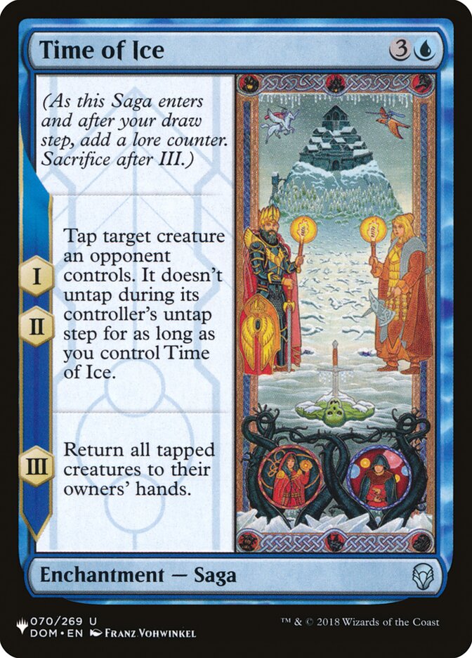 Time of Ice [The List] | Jomio and Rueliete's Cards and Comics