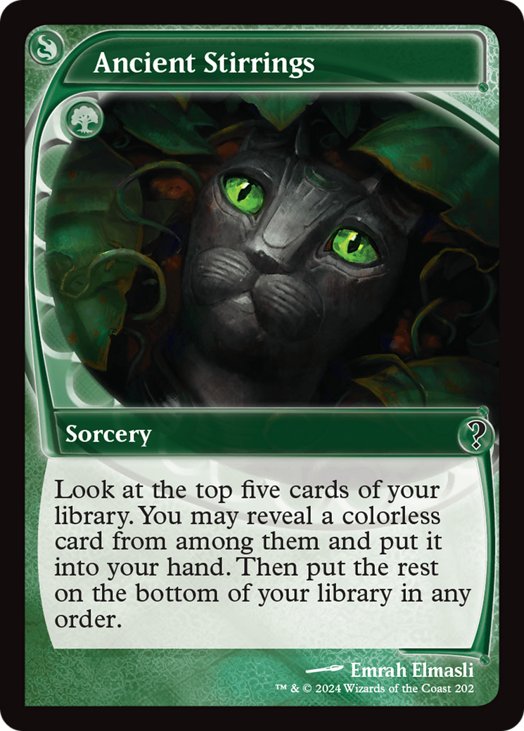 Ancient Stirrings (Future Sight) [Mystery Booster 2] | Jomio and Rueliete's Cards and Comics