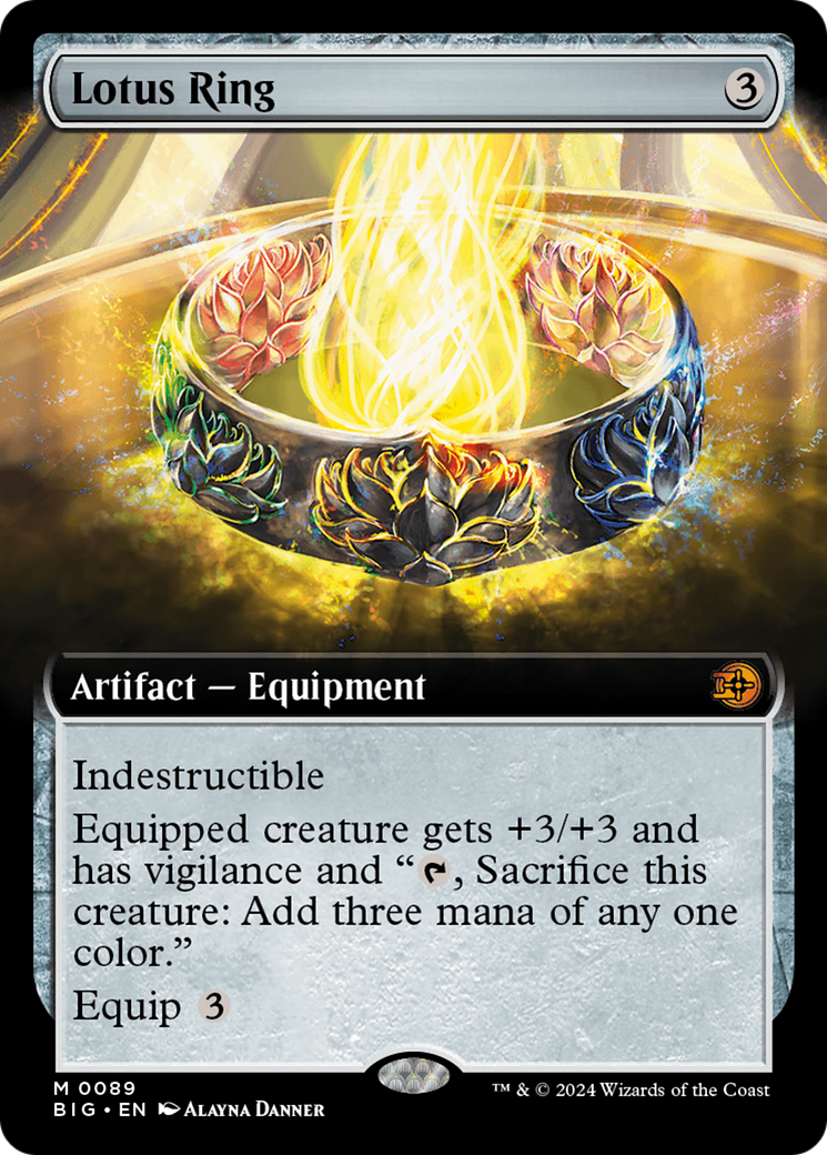 Lotus Ring (Extended Art) [Outlaws of Thunder Junction: The Big Score] | Jomio and Rueliete's Cards and Comics