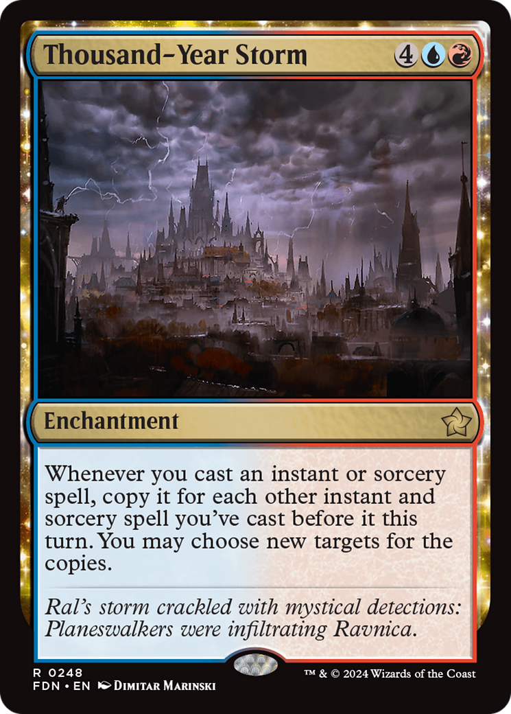Thousand-Year Storm [Foundations] | Jomio and Rueliete's Cards and Comics