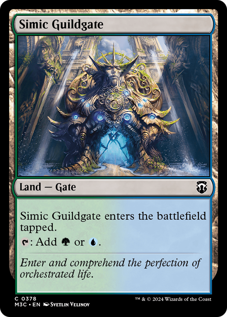 Simic Guildgate (Ripple Foil) [Modern Horizons 3 Commander] | Jomio and Rueliete's Cards and Comics