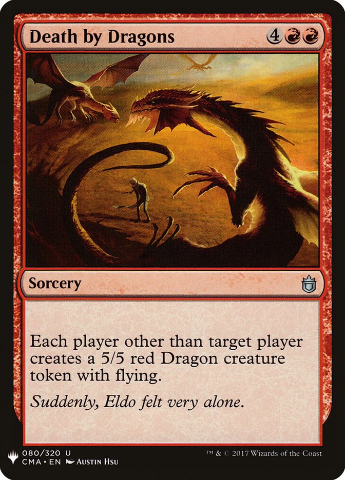 Death by Dragons [Mystery Booster] | Jomio and Rueliete's Cards and Comics