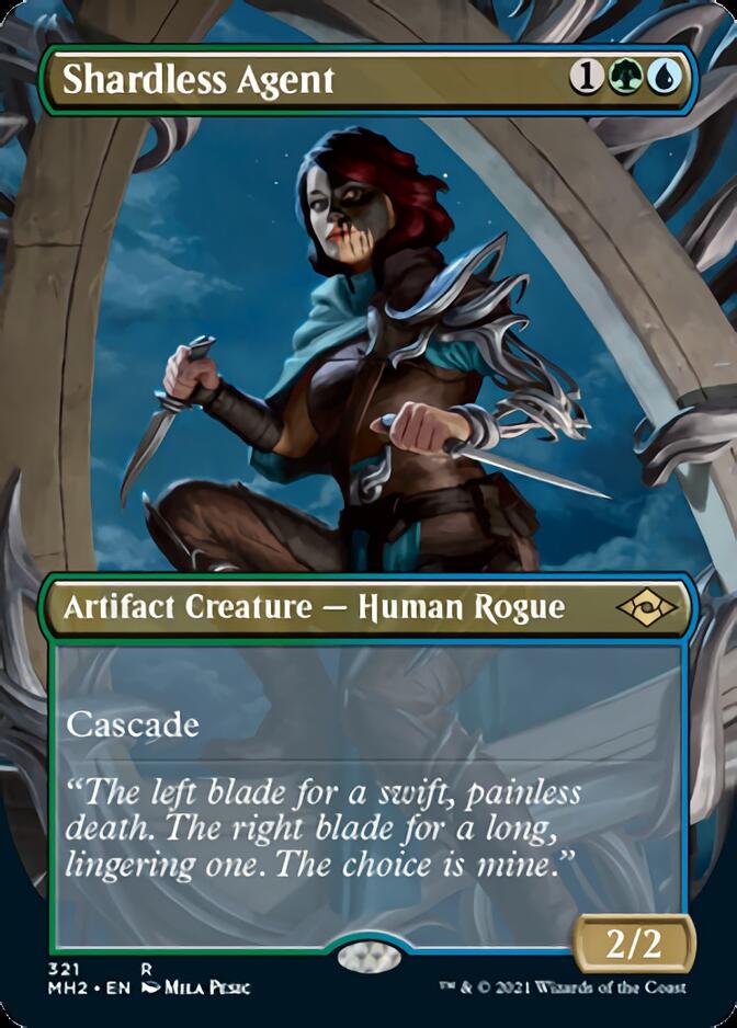 Shardless Agent (Borderless Alternate Art) [Modern Horizons 2] | Jomio and Rueliete's Cards and Comics