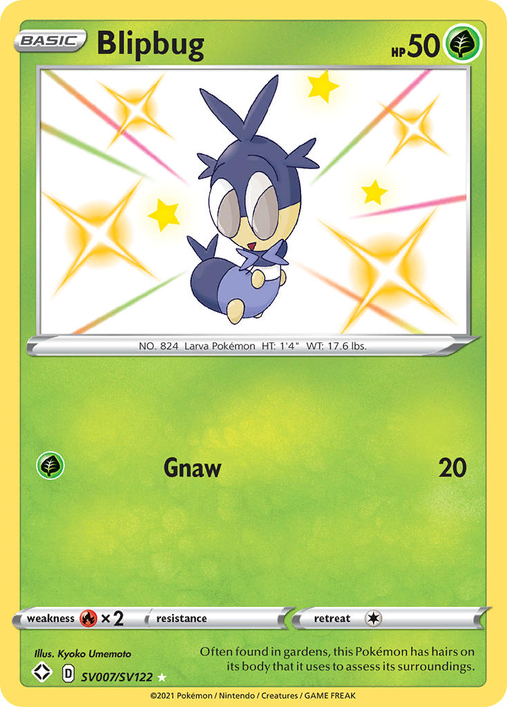Blipbug (SV007/SV122) [Sword & Shield: Shining Fates] | Jomio and Rueliete's Cards and Comics
