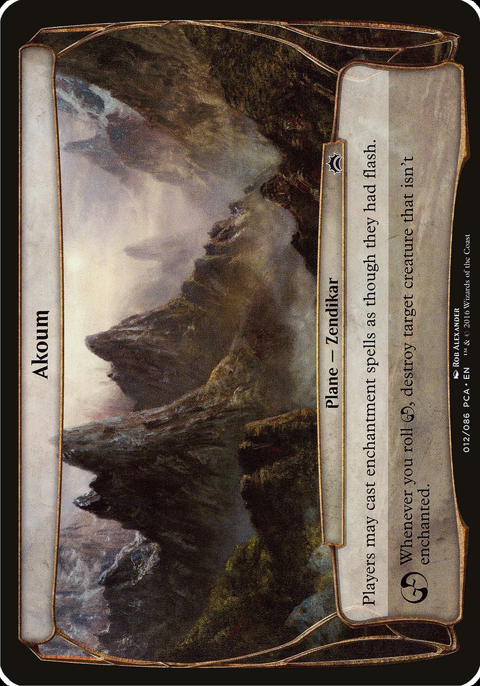 Akoum (Planes) [Planechase Anthology Planes] | Jomio and Rueliete's Cards and Comics