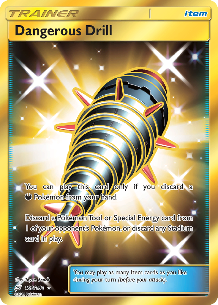 Dangerous Drill (192/181) [Sun & Moon: Team Up] | Jomio and Rueliete's Cards and Comics