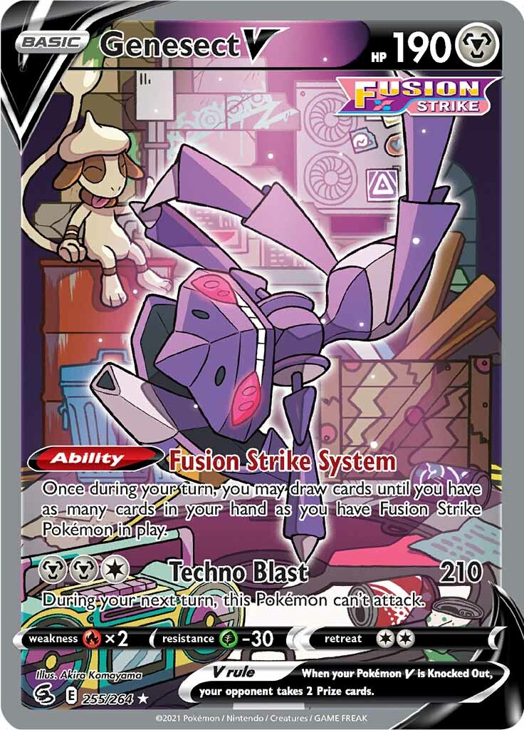 Genesect V (255/264) [Sword & Shield: Fusion Strike] | Jomio and Rueliete's Cards and Comics