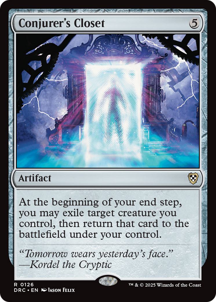 Conjurer's Closet [Aetherdrift Commander] | Jomio and Rueliete's Cards and Comics