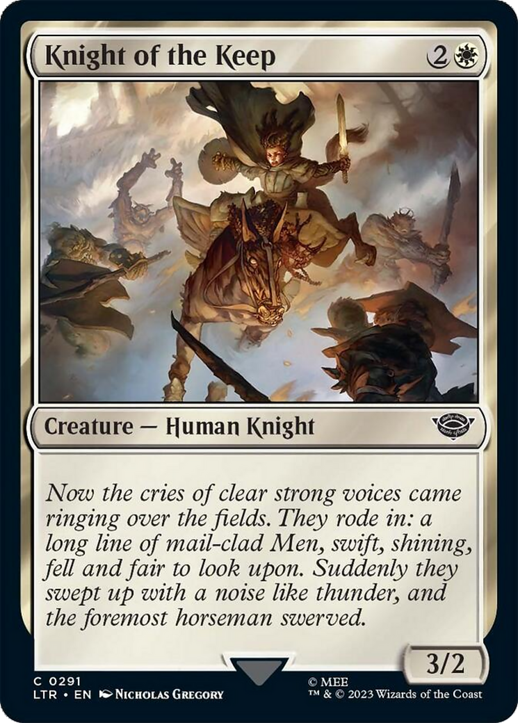 Knight of the Keep [The Lord of the Rings: Tales of Middle-Earth] | Jomio and Rueliete's Cards and Comics