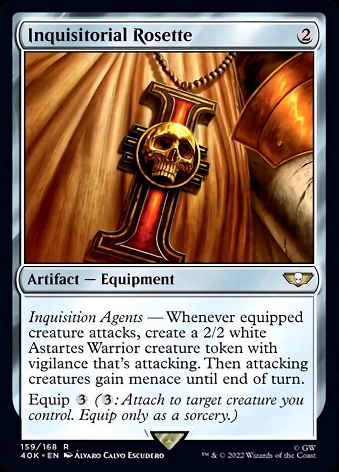 Inquisitorial Rosette [Warhammer 40,000] | Jomio and Rueliete's Cards and Comics