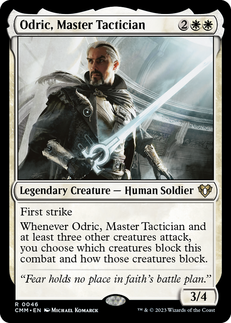 Odric, Master Tactician [Commander Masters] | Jomio and Rueliete's Cards and Comics