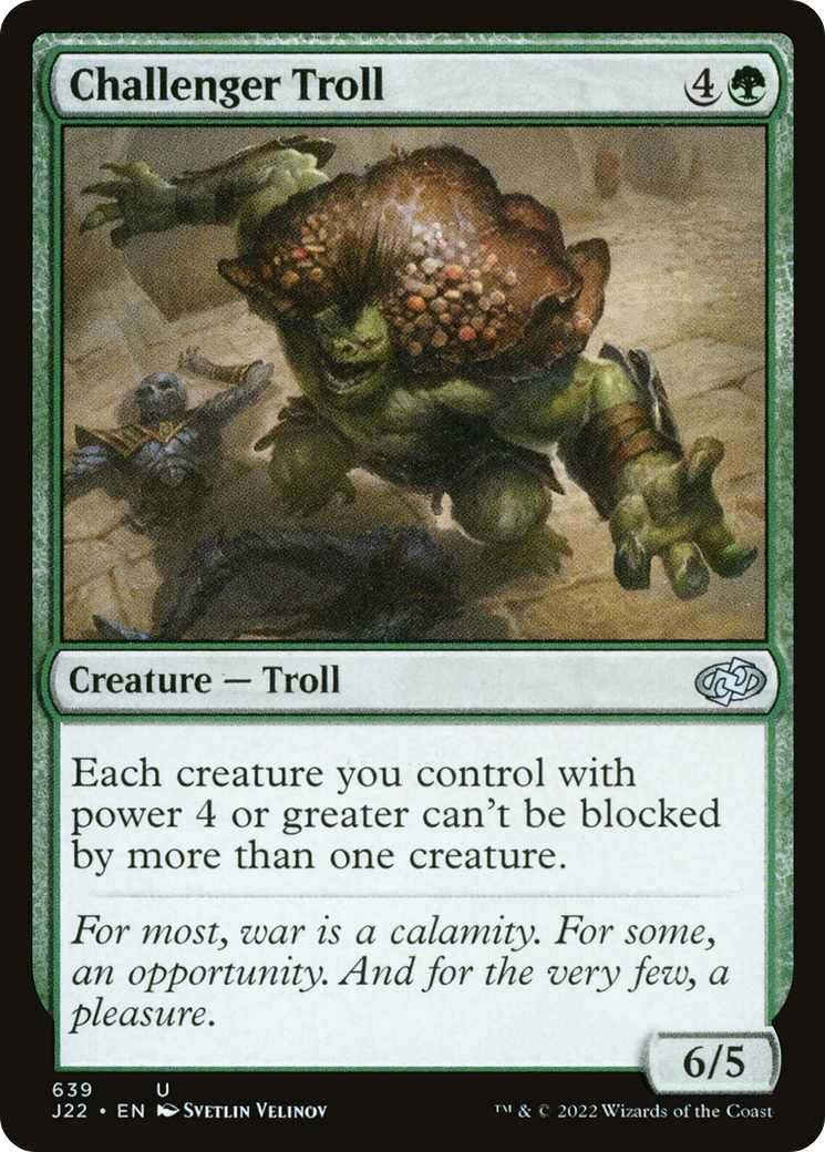 Challenger Troll [Jumpstart 2022] | Jomio and Rueliete's Cards and Comics