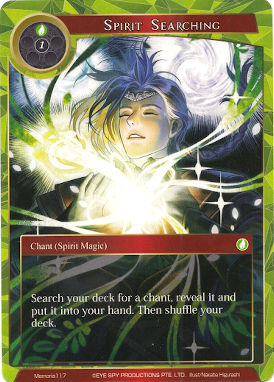 Spirit Searching (Memoria117) [Alice Origin Memoria Cards] | Jomio and Rueliete's Cards and Comics