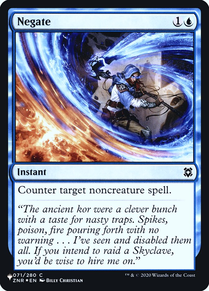 Negate [Secret Lair: Heads I Win, Tails You Lose] | Jomio and Rueliete's Cards and Comics