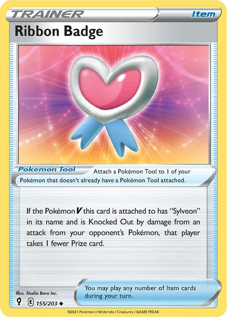 Ribbon Badge (155/203) [Sword & Shield: Evolving Skies] | Jomio and Rueliete's Cards and Comics