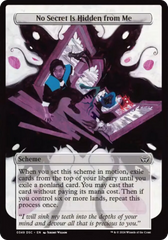 No Secret Is Hidden from Me (Full Art) [Duskmourn: Archenemy] | Jomio and Rueliete's Cards and Comics
