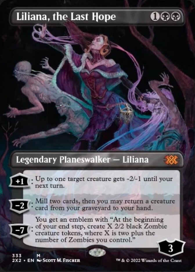 Liliana, the Last Hope (Borderless) [Double Masters 2022] | Jomio and Rueliete's Cards and Comics