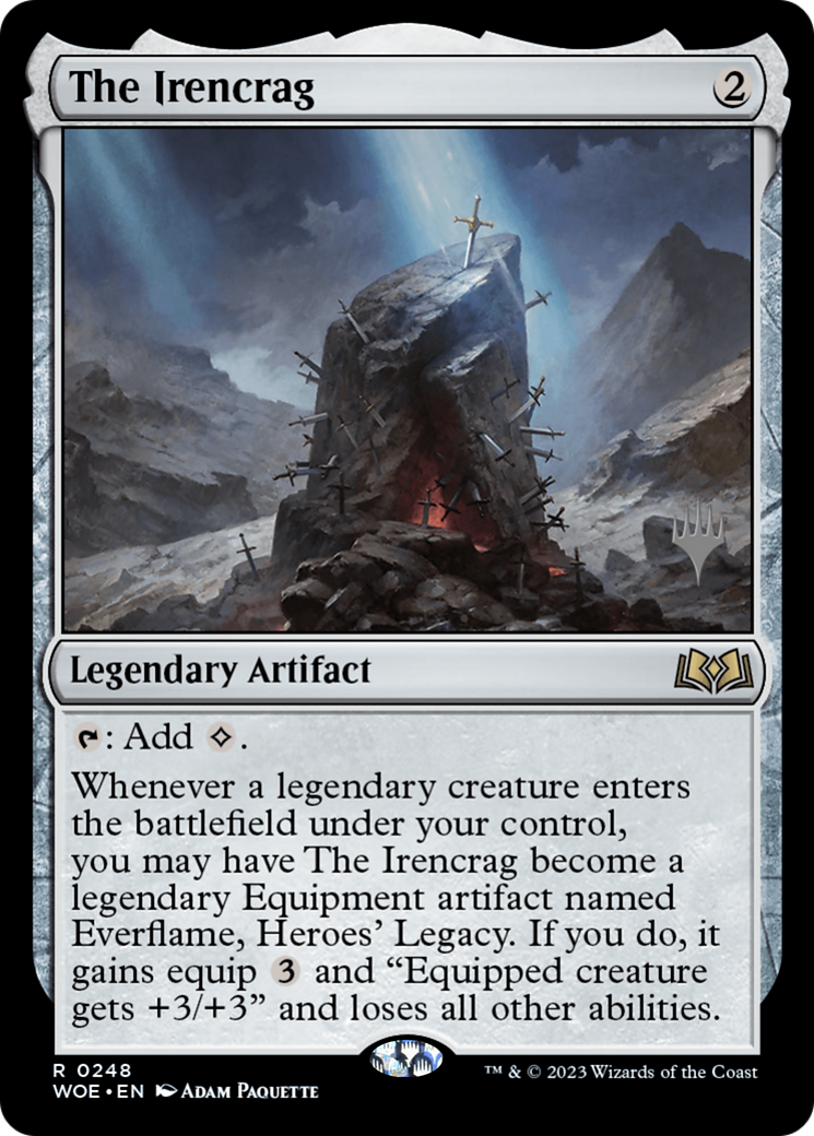 The Irencrag (Promo Pack) [Wilds of Eldraine Promos] | Jomio and Rueliete's Cards and Comics