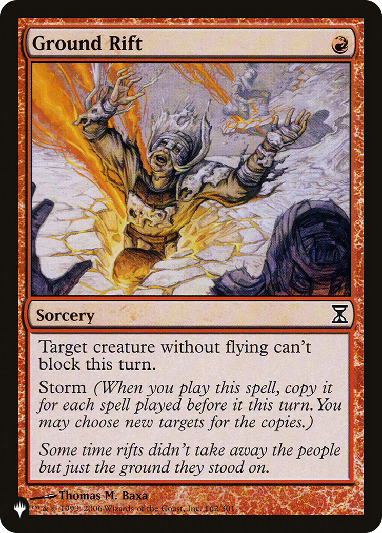 Ground Rift [The List] | Jomio and Rueliete's Cards and Comics