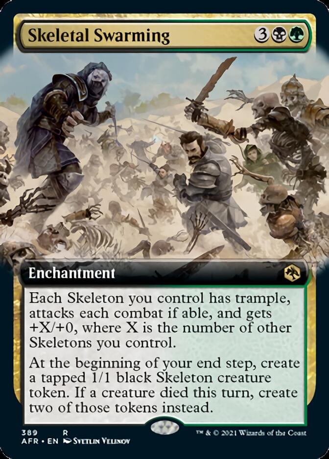 Skeletal Swarming (Extended Art) [Dungeons & Dragons: Adventures in the Forgotten Realms] | Jomio and Rueliete's Cards and Comics