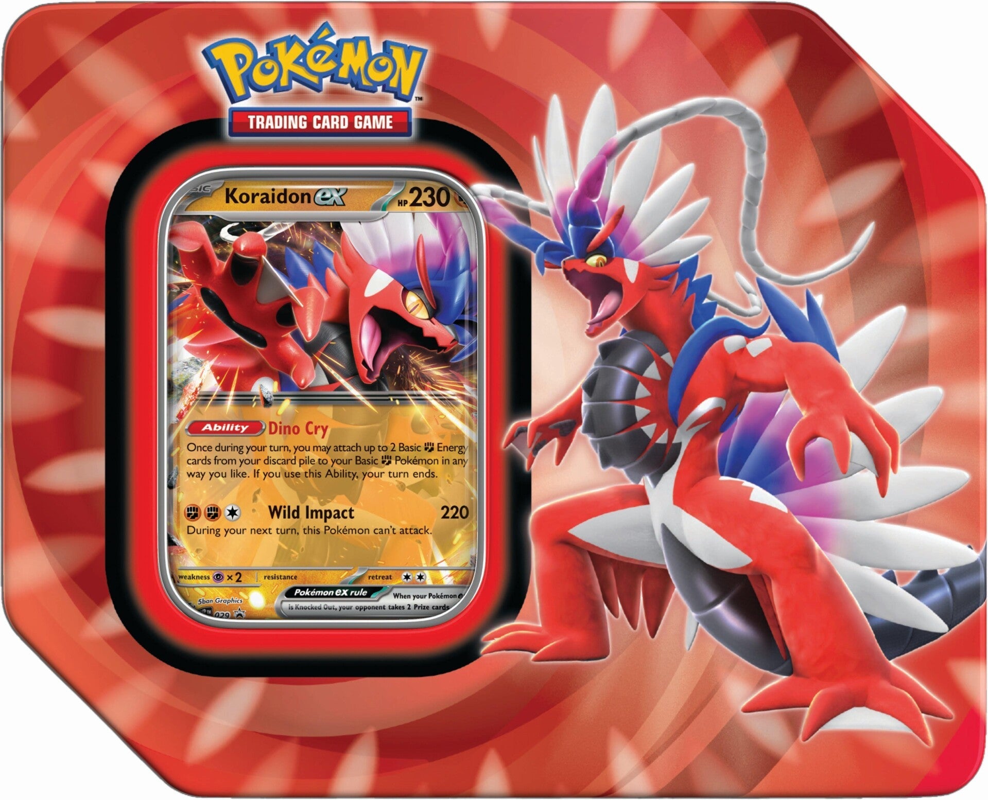 Paldea Legends Tins (Koraidon ex) | Jomio and Rueliete's Cards and Comics