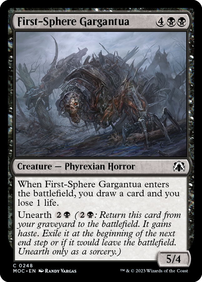 First-Sphere Gargantua [March of the Machine Commander] | Jomio and Rueliete's Cards and Comics