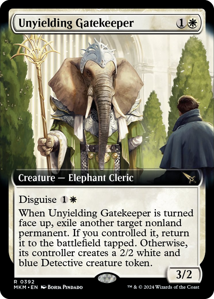 Unyielding Gatekeeper (Extended Art) [Murders at Karlov Manor] | Jomio and Rueliete's Cards and Comics