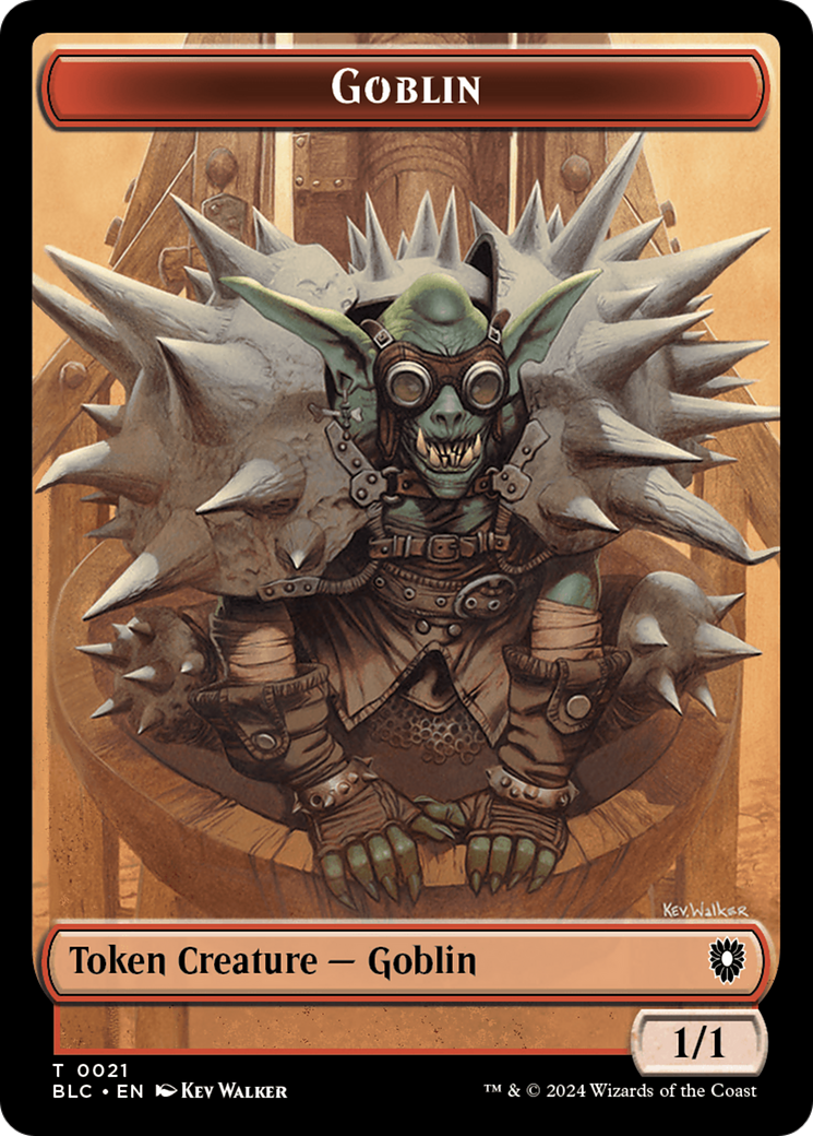 Illusion // Goblin Double-Sided Token [Bloomburrow Commander Tokens] | Jomio and Rueliete's Cards and Comics