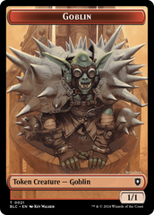 Illusion // Goblin Double-Sided Token [Bloomburrow Commander Tokens] | Jomio and Rueliete's Cards and Comics