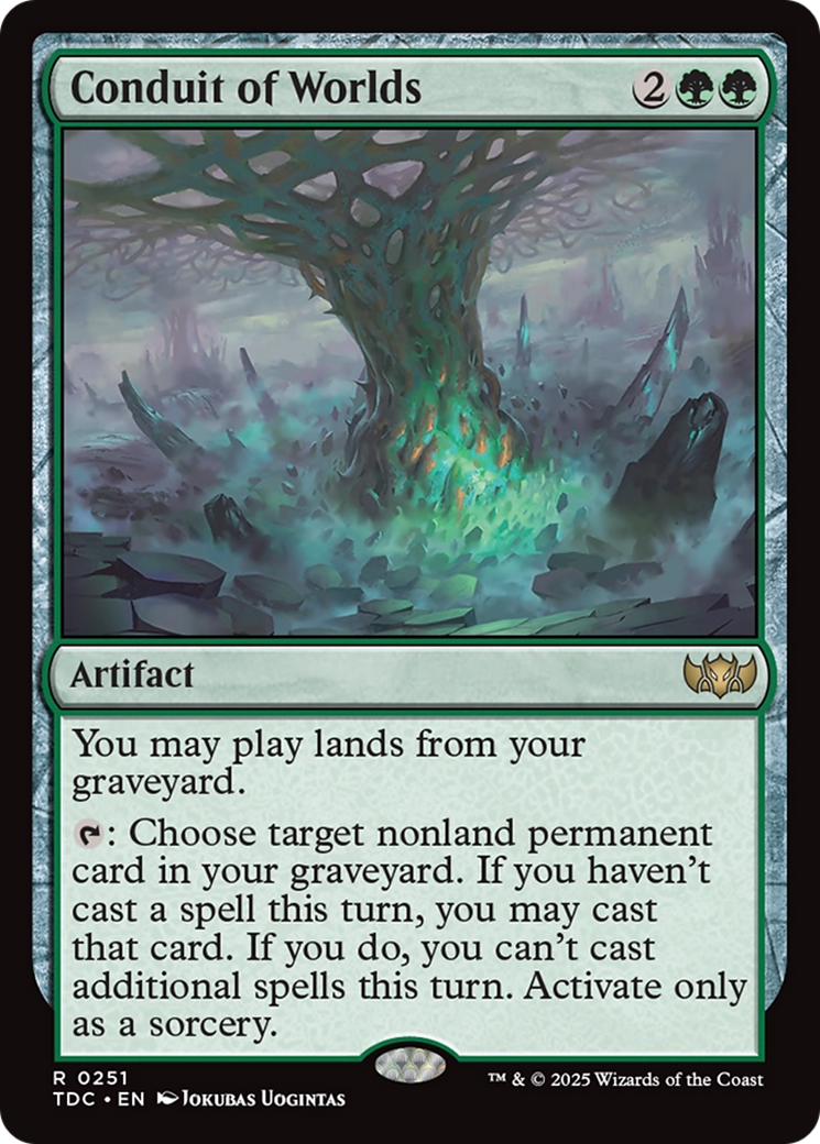 Conduit of Worlds [Tarkir: Dragonstorm Commander] | Jomio and Rueliete's Cards and Comics