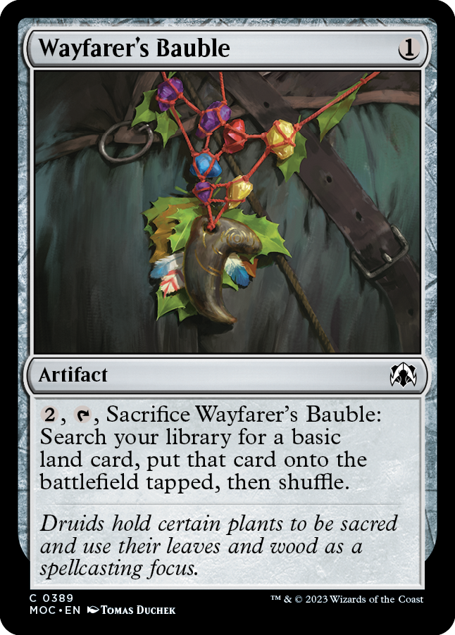 Wayfarer's Bauble [March of the Machine Commander] | Jomio and Rueliete's Cards and Comics